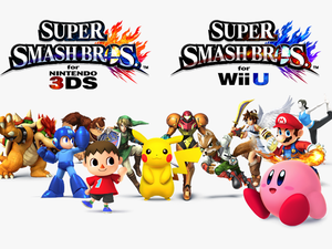 A Smashing Look - Super Smash Bros For Wii U And Nintendo 3ds Logos