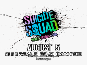 Suicide Squad Movie Logo Png - Graphic Design