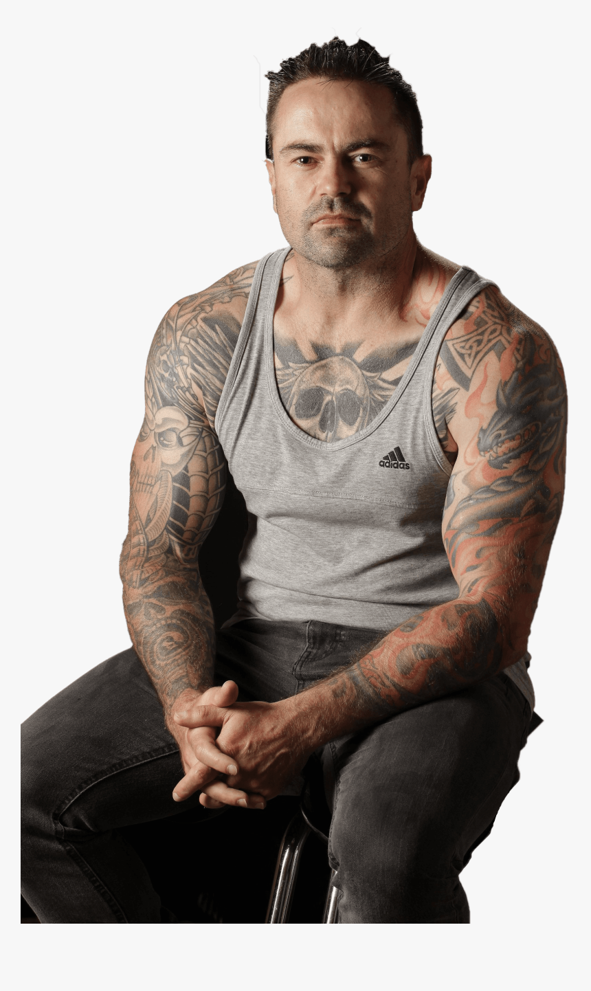 Muscle Tatto Man Png - Barechested