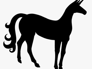 Unicorn Horse Silhouette Clip Art - Boxer Dog Graphic