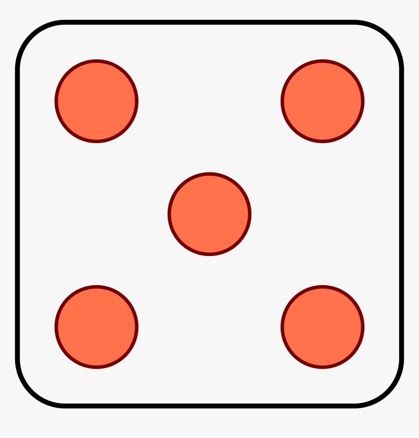 Dice Clipart Number Five