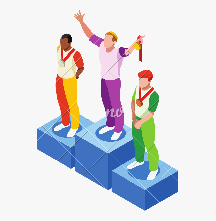 Olympic Podium Clipart - Olympic