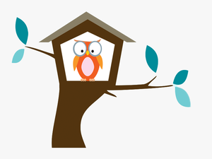 Language Clipart Speech Pathology - Bird In Tree House Clipart