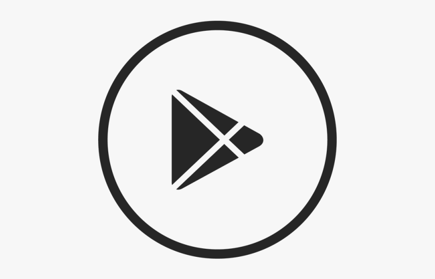 Google Play Icon Png - White Google Play Logo