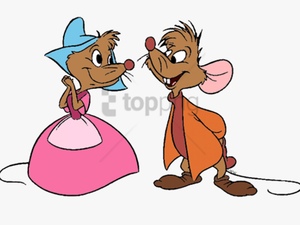 Free Png Cinderella Mary Mouse Png Image With Transparent - Cinderella Jaq And Mary