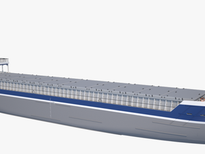 The Hull Form Of Combi Freighter Is Based On A Long - Transportes Maritimos Png