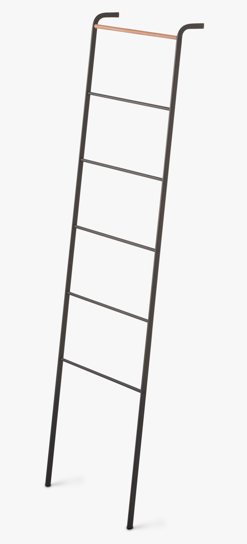 Tower Leaning Ladder Hanger Black - Shelving