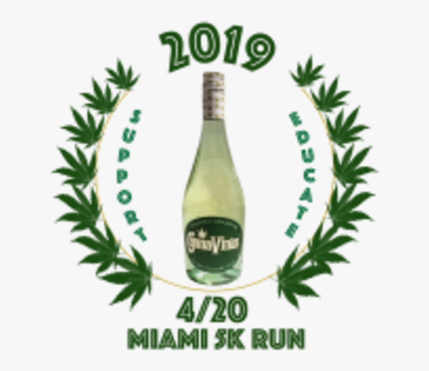 2019 4/20 Miami 5k Run - Decorative Circle Border Vector