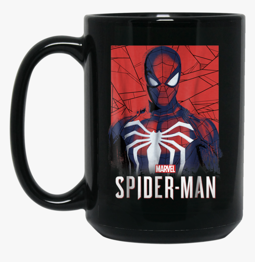 Marvel S Spider-man Game Logo Portrait Graphic Black - Spiderman Shirt Design