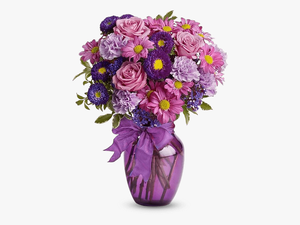 Purple And Lavender Flowers - Birthday Flowers
