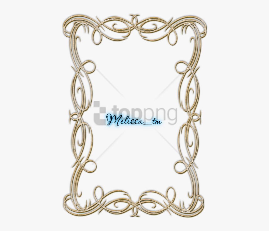 Free Png Gold Swirls Png Png Image With Transparent - Frame Swirl Png
