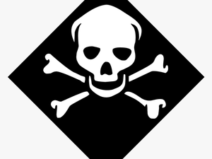 Skull And Cross Bones - Inhalation Hazard Placard