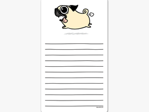 Pug Stationery Paper