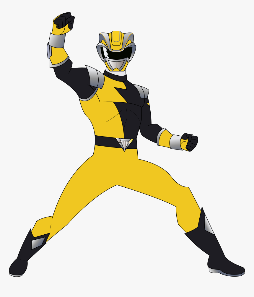 Yellow Clipart Power Rangers - Power Rangers Hyperforce Yellow