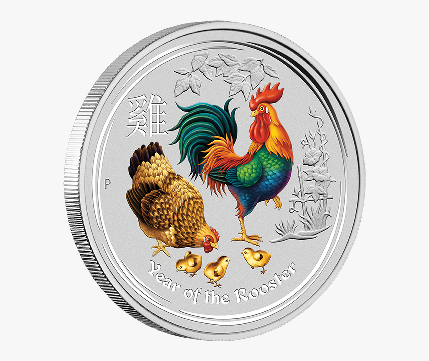 Year Of The Rooster - 2017 Year Of The Rooster 1 2 Oz Silver Coin Coloured