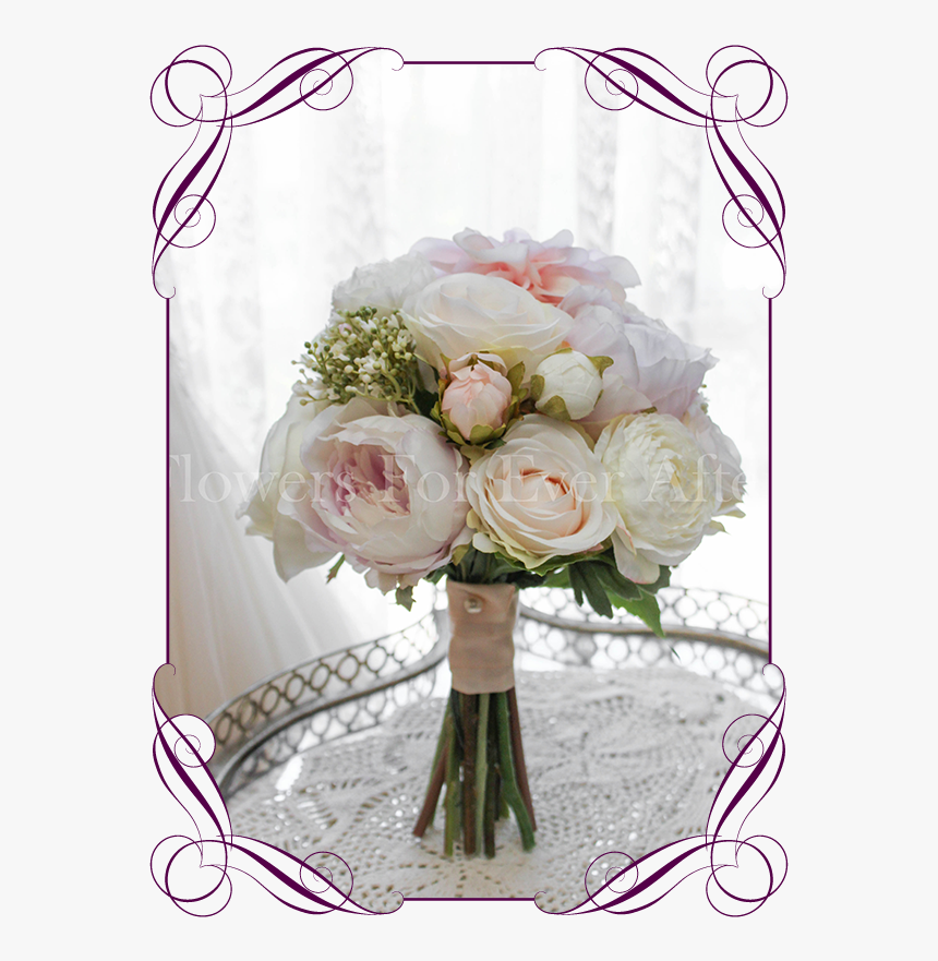 Clip Art Roses And Peonies - Whi