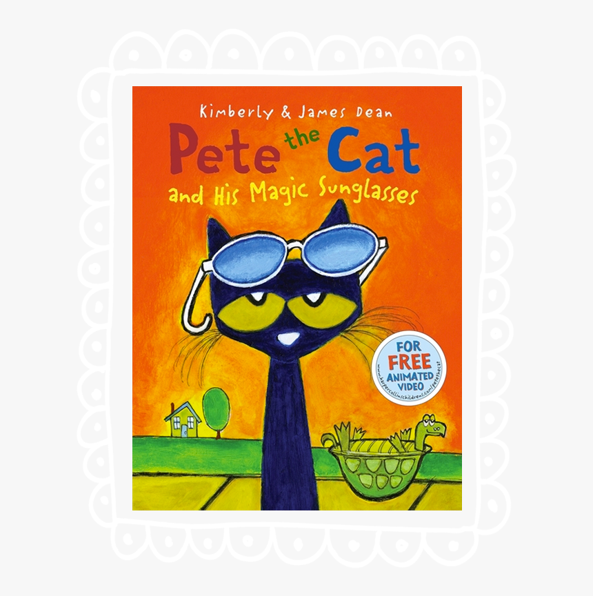 Transparent Alley Cat Clipart - James Dean Pete The Cat And His Magic Sunglasses