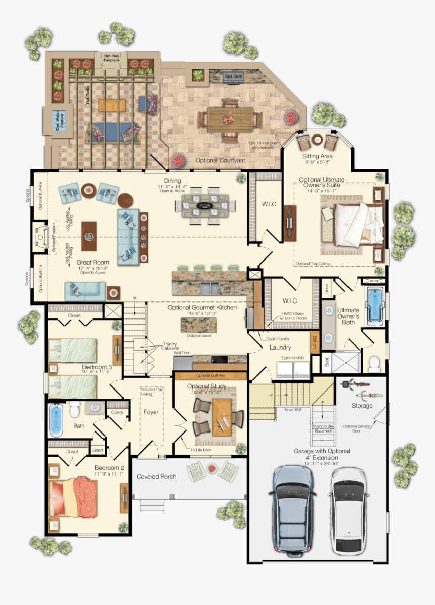 Ainsley 1st Floor - House Plan