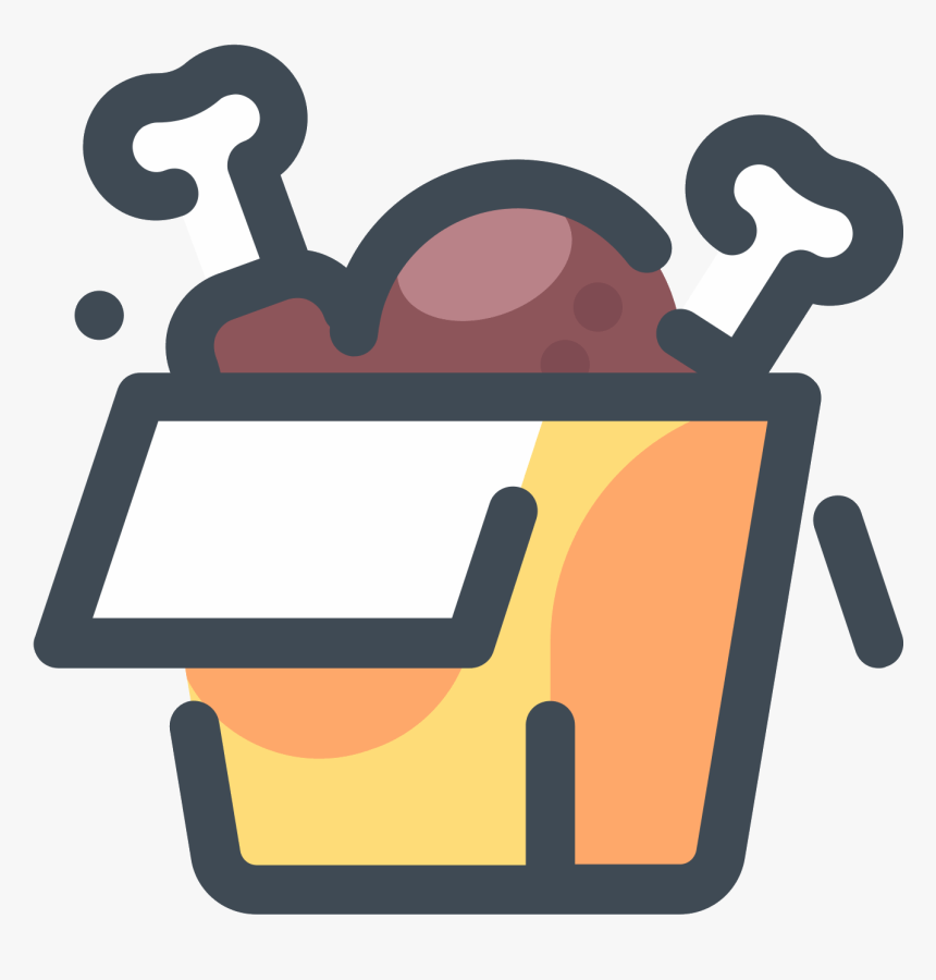 Fried Chicken Icon - Chicken Icon Png