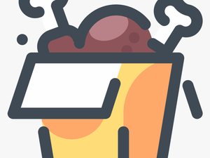 Fried Chicken Icon - Chicken Icon Png