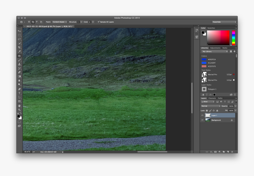 Adobe Photoshop Main Screen