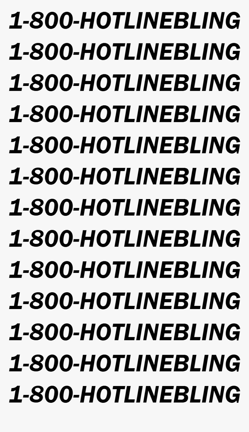 Hotline Bling Png - Фидерн