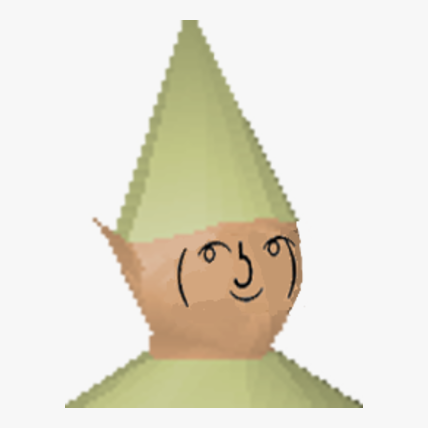 Green Nose Party Hat - Runescape Gnome