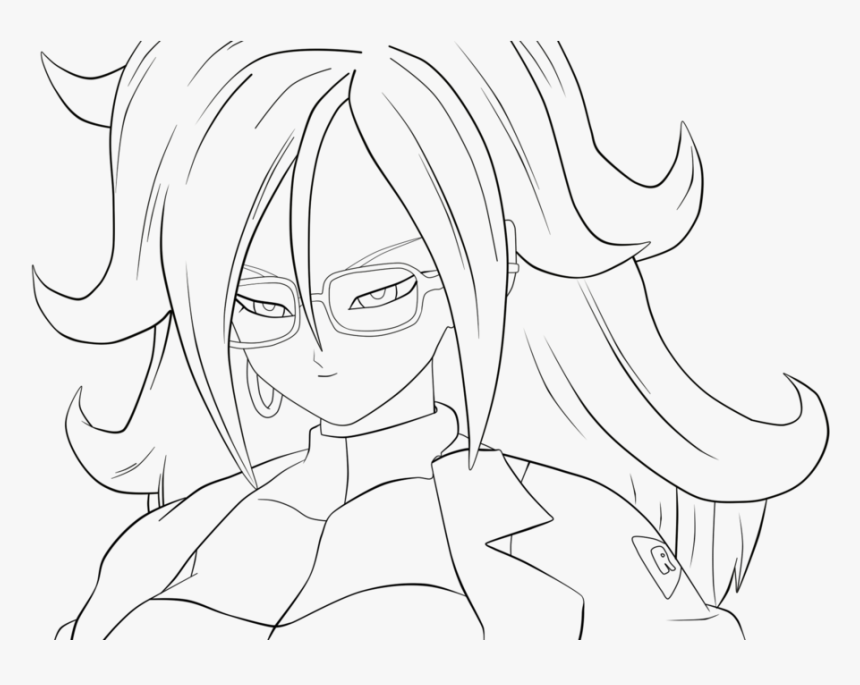 Android 21 Png - Dragon Ball Android 21 Draw