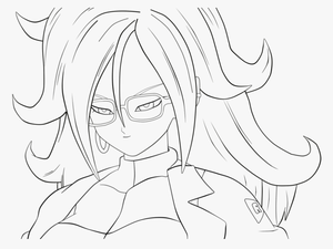 Android 21 Png - Dragon Ball Android 21 Draw