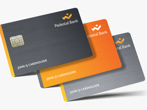 Pedestal Bank Card
