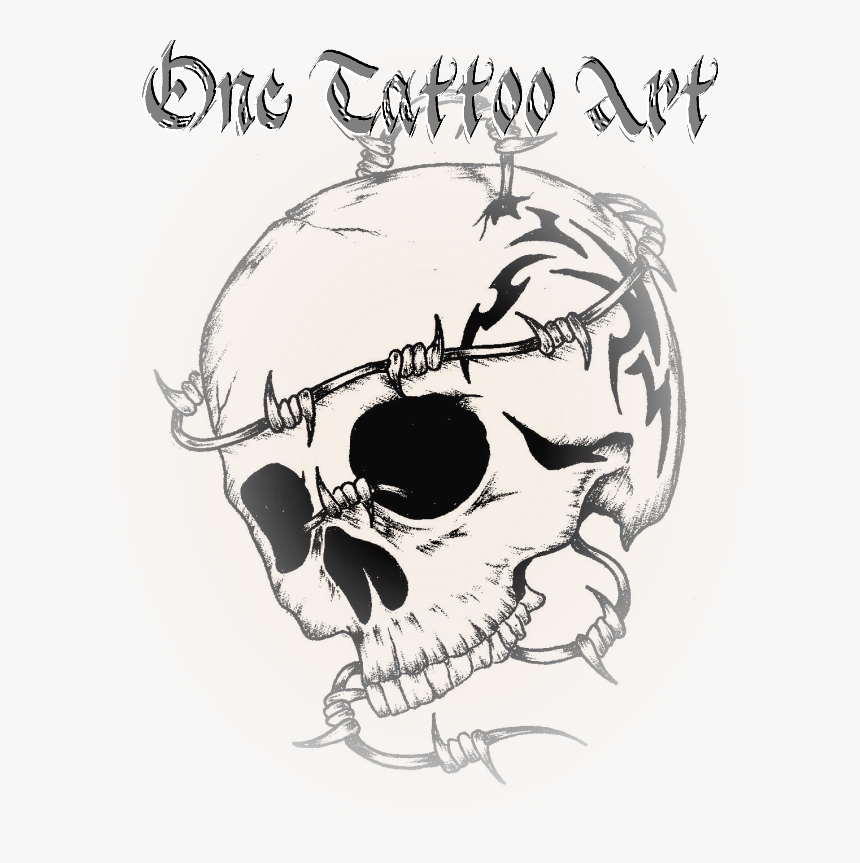 Tattoo Art Skull Artist Flash One Clipart - Skull