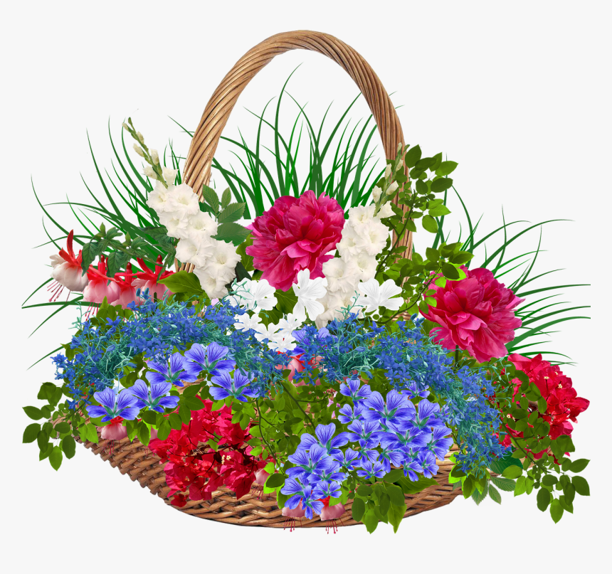 Bouquet Basket Png