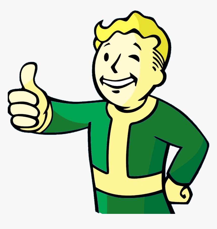 I Was Goin For A Children S Book Cover Vibe Also I - Vault Boy Thumbs Up Png