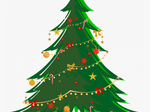 Transparent Hanging Ornament Clipart - Christmas Tree No Background