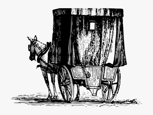 Wagon Clipart Conestoga Wagon - Horse-drawn Vehicle