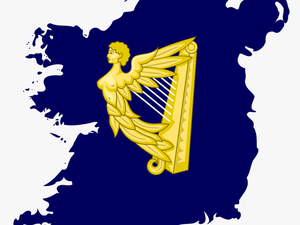 Flag Map Of Kingdom Of Ireland - Map Of Ireland