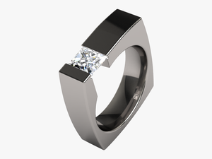 Unique Design Wedding Rings For Men With Titanum Diamond - Unique Mens Diamond Wedding Ring