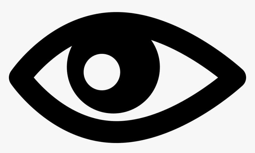 Eye Shape Variant Interface View Symbol - Circle
