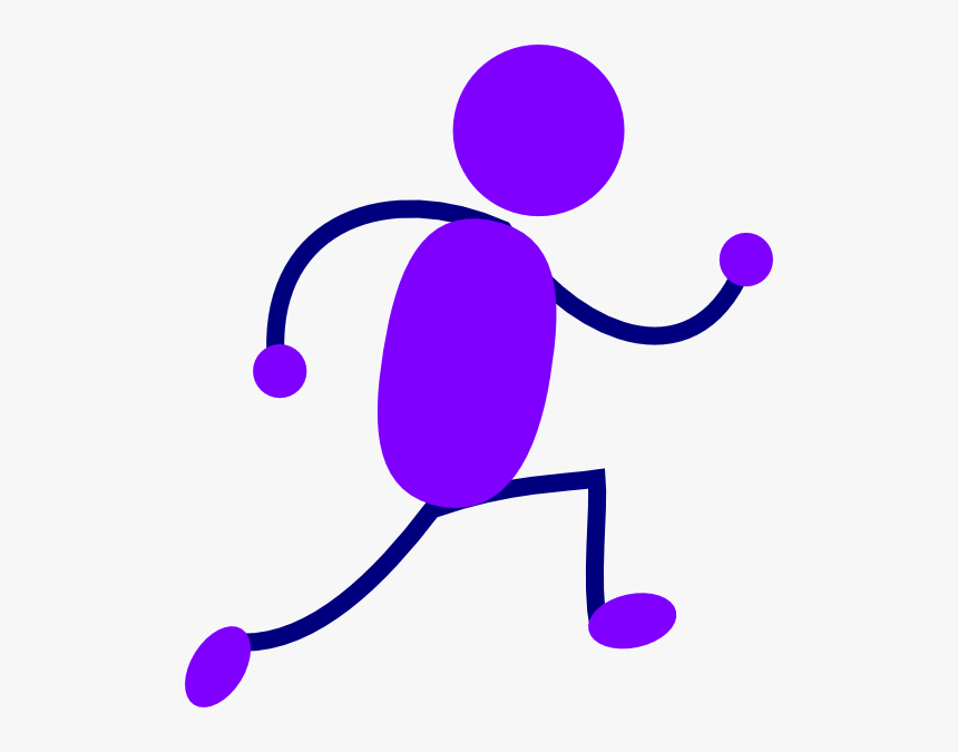 Two People Running Clipart - Clip Art Running Man