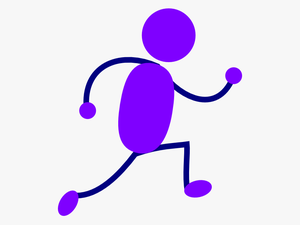Two People Running Clipart - Clip Art Running Man