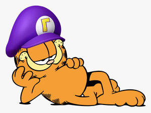 Waluigi’s Hat On Garfield - Garfield