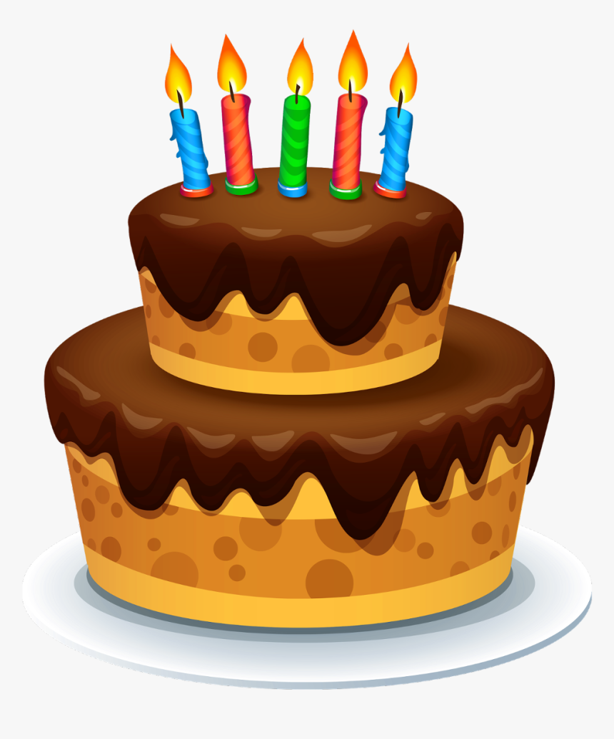 #cake #torta - Cake With Candle Clipart