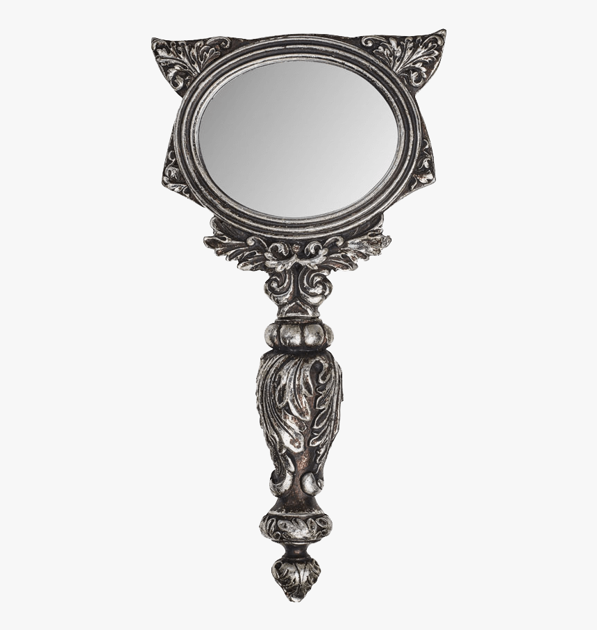 Sacred Cat Hand Mirror - Alchemy Gothic Sacred Cat Hand Mirror