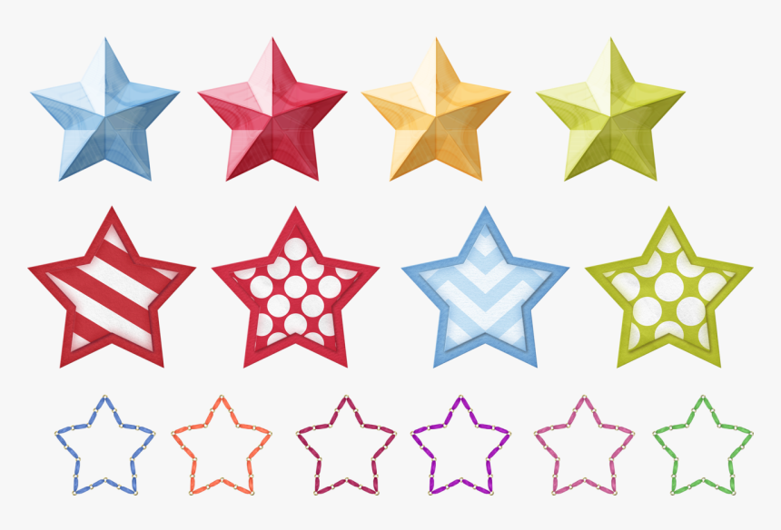 Stars Png - 3 Stars Drawing Colo