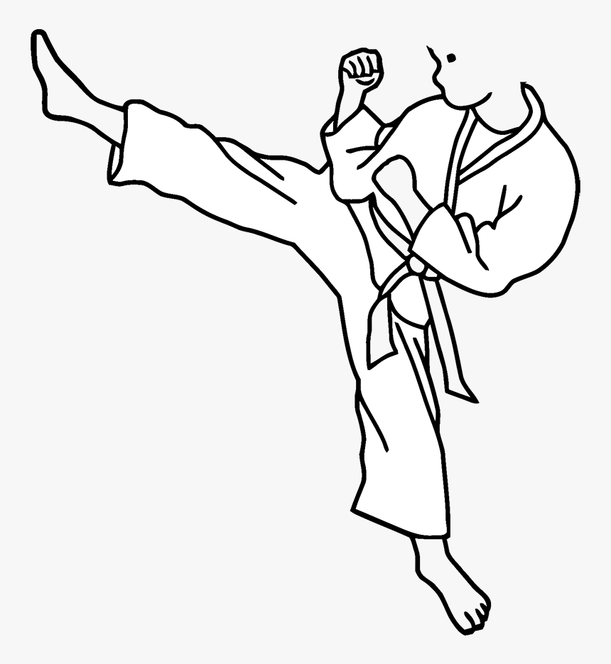 Girl Clipart Martial Arts - Tran