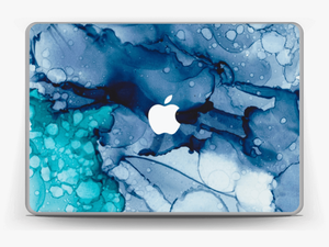 Blue Color Splash Skin Macbook Pro 13” - Input Device