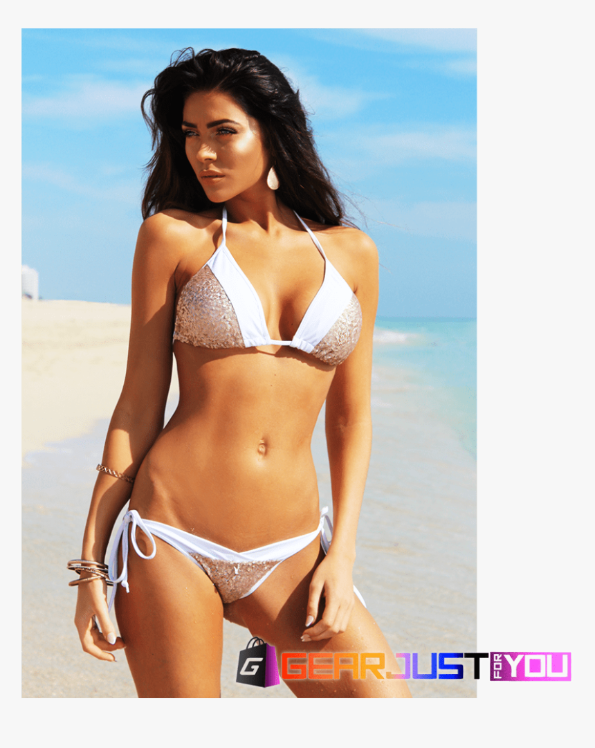 Sexy Sequin Most Attractive Triangle Bikini Beach Wear