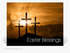 Religious Cross Happy Easter