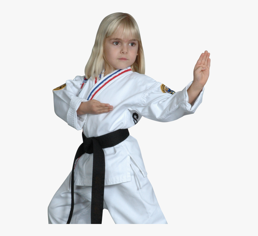 Young Girl In Karate Stance - Ta