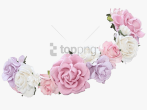 Flower Crown Transparent Overlay Png Image With Transparent - Transparent Flower Crown Png